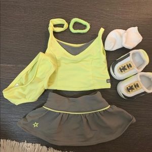 American Girl Tennis Outfit w/ Tennis Racket